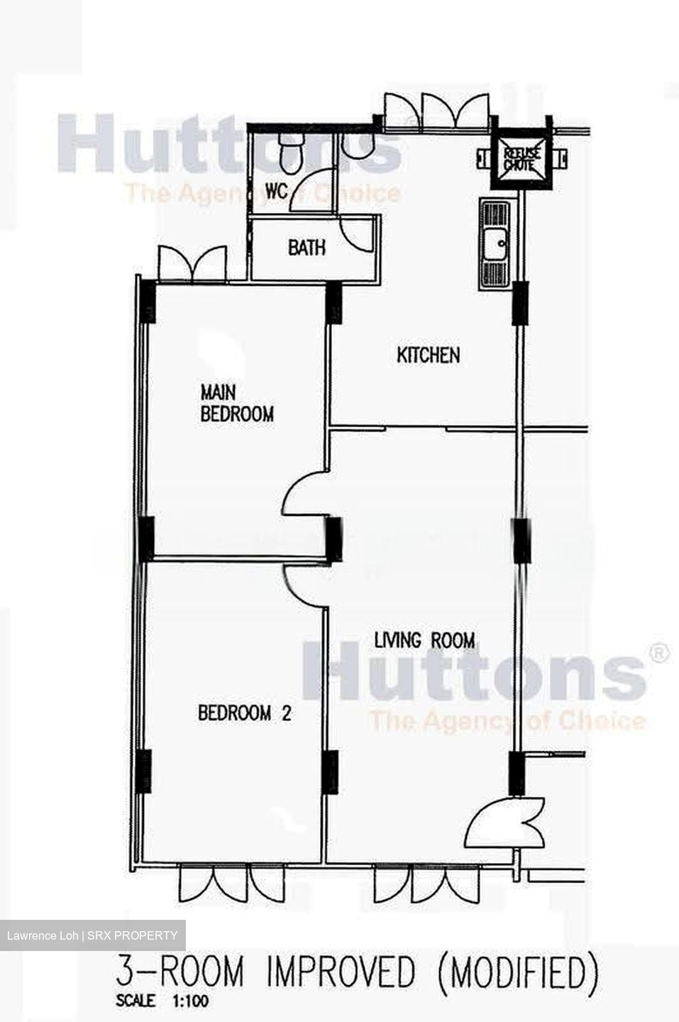 Blk 107 Serangoon North Avenue 1 (Serangoon), HDB 3 Rooms #610385201